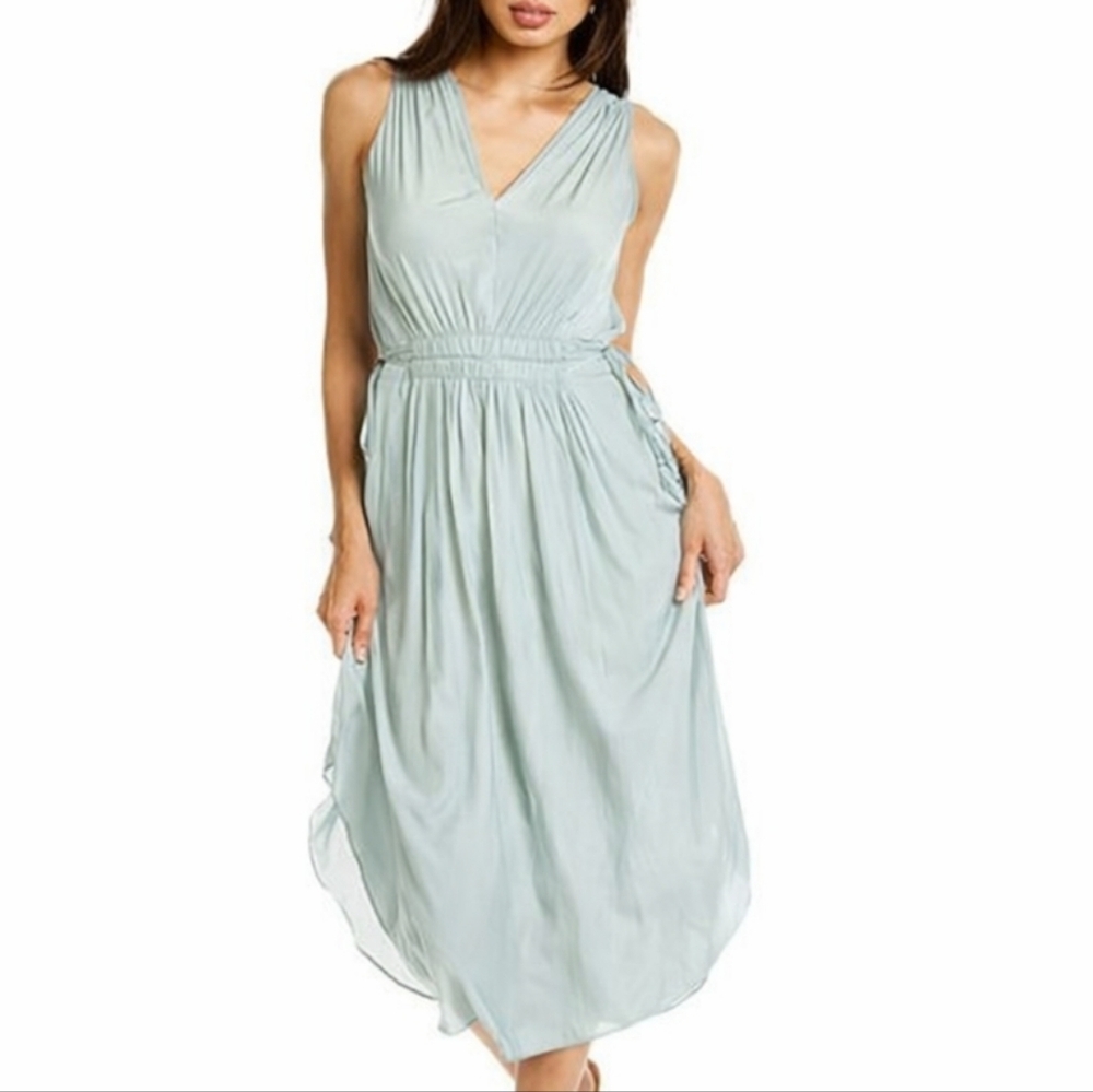 Tahari Casual Vacation Sleeves Midi Dress